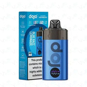 Vaporesso Dojo Blast 6000 puffs vape kit in Blue Razz Lemonade, featuring a sleek rechargeable design with 6k BIG Puff capacity, mesh coil technology for enhanced flavor, long-lasting battery, and user-friendly draw activation.
